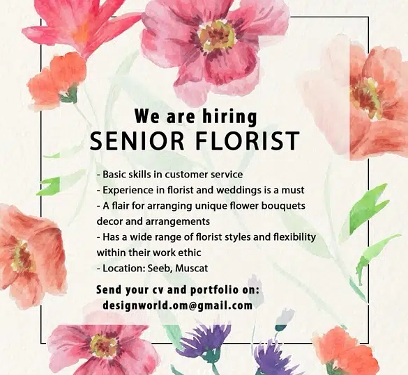 senior florist