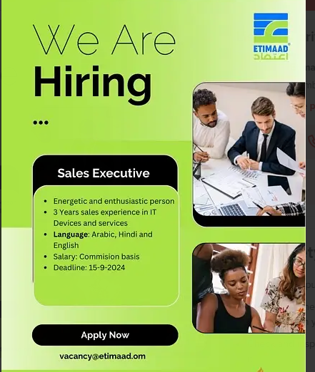 Required Sales Executive