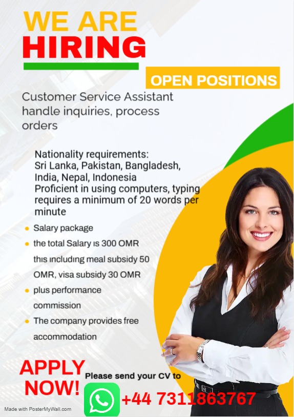 Receptionist   salary 300