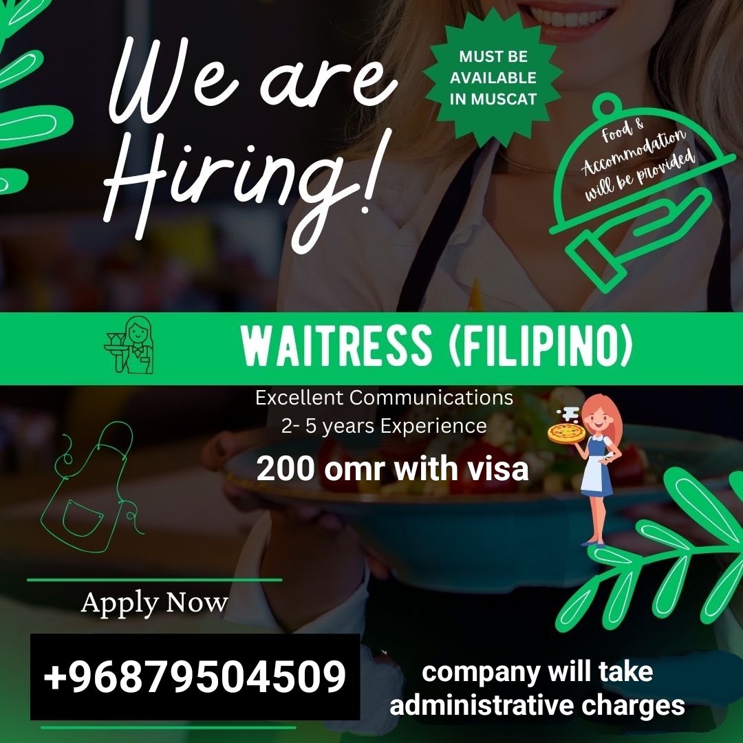 Waitress Filipino only