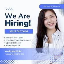 Out door sales executive ( male , female)