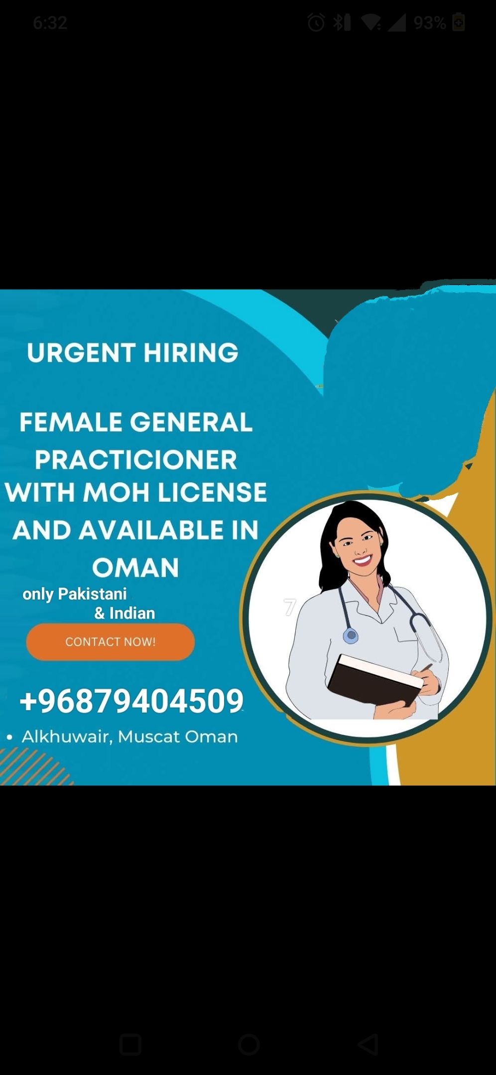 Female g.p doctor 