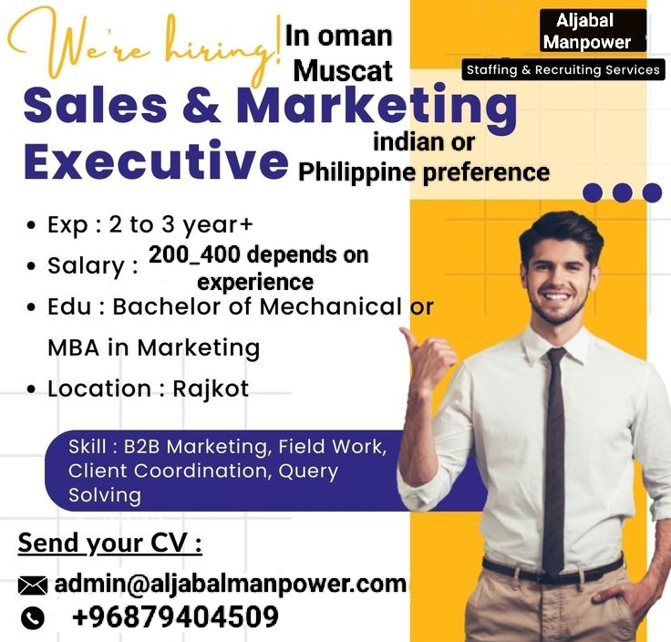 Sales and marketing specialist