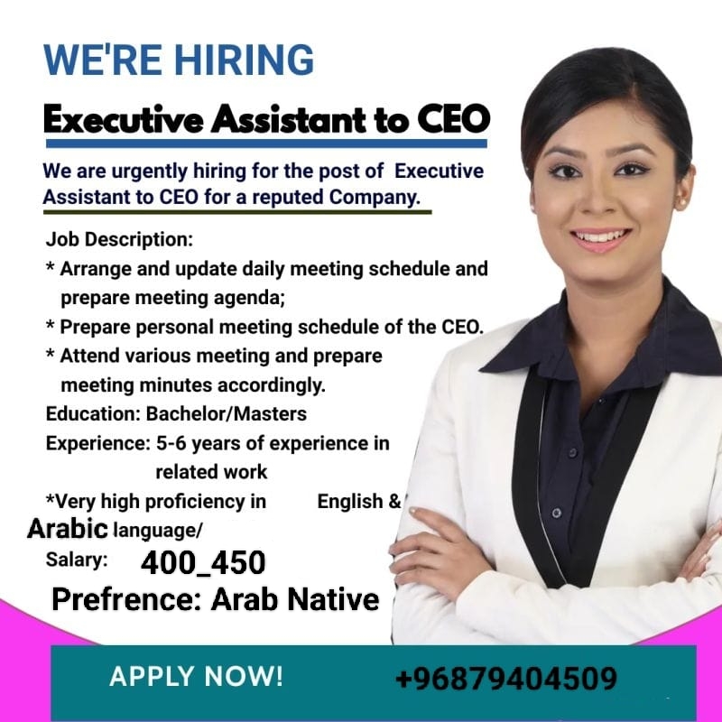 Secretary (Arab only)
