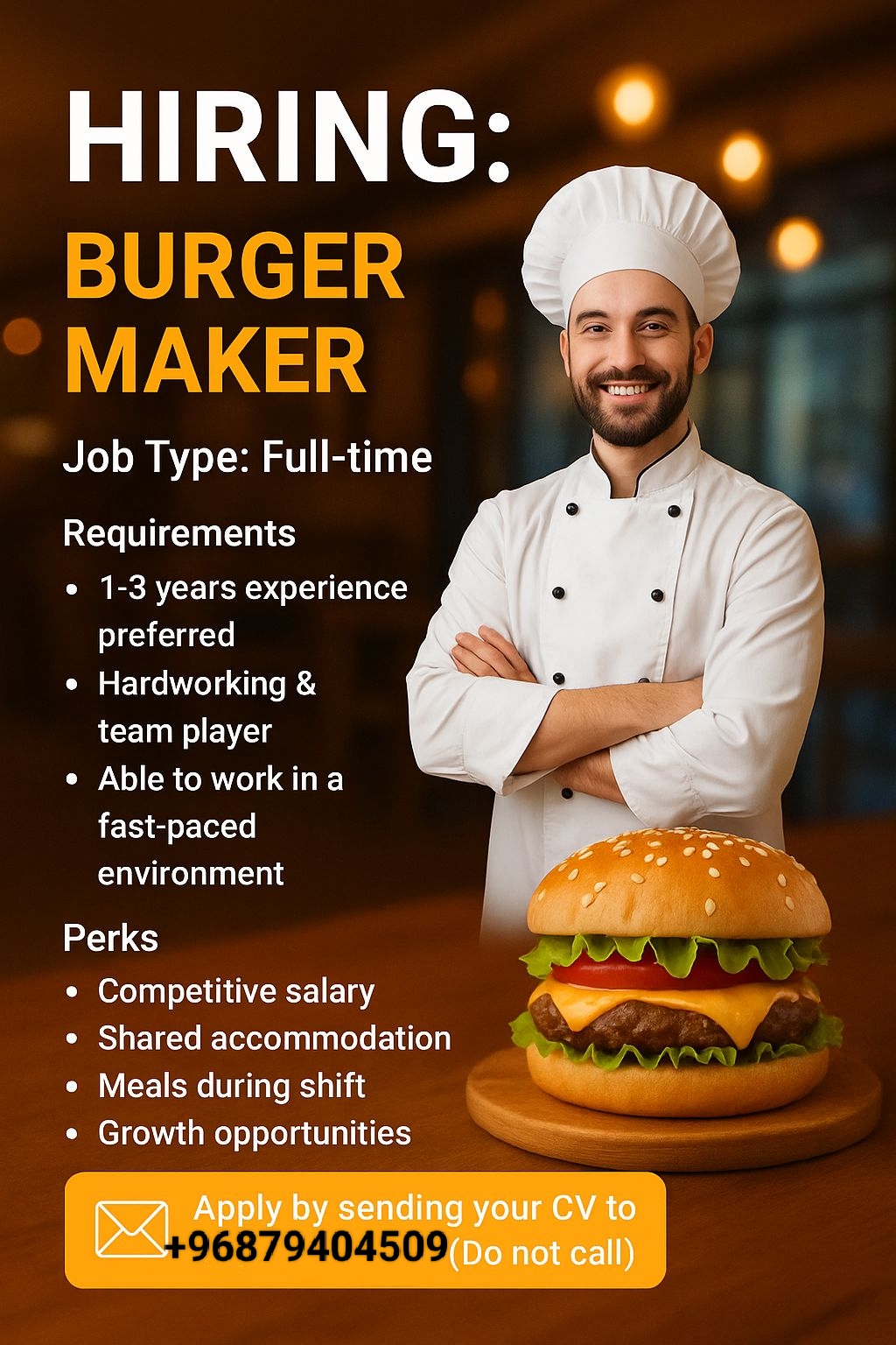 Burger maker 