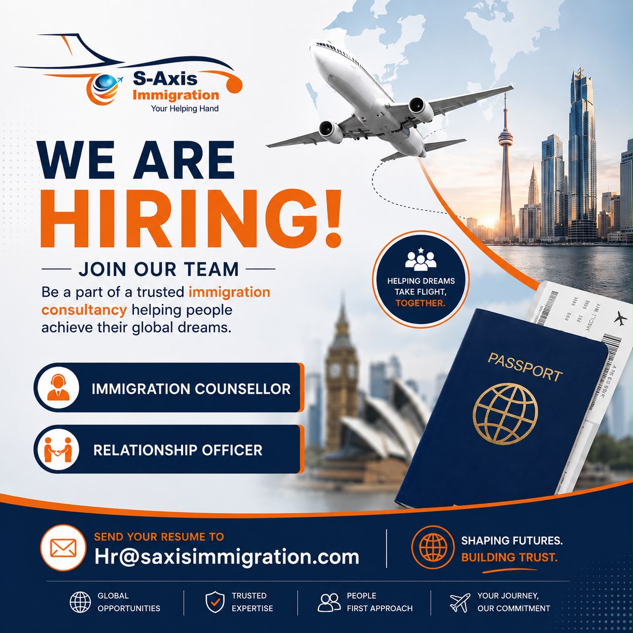 Immigration counsellor And Relationship officer