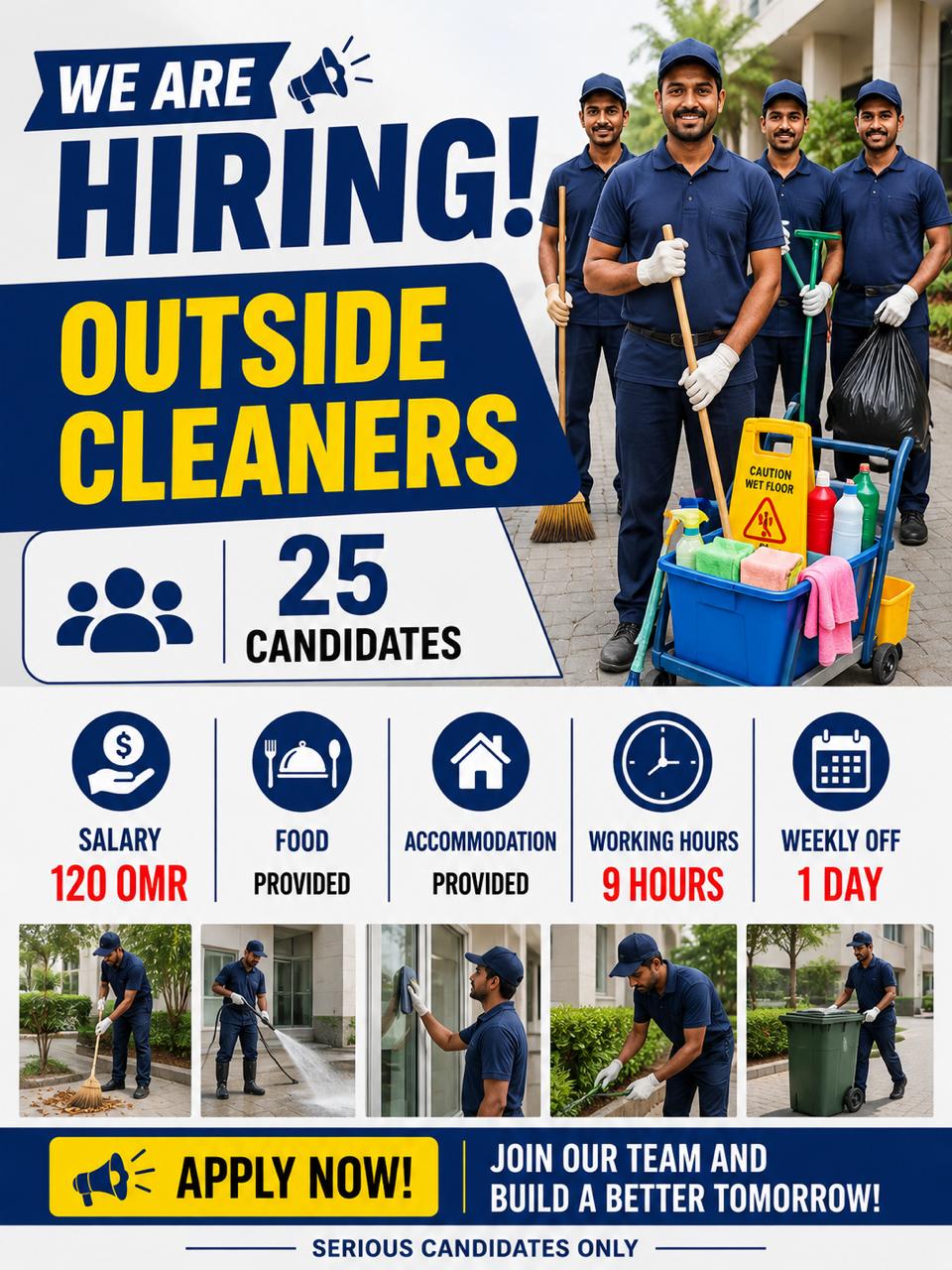 Out side cleaners 